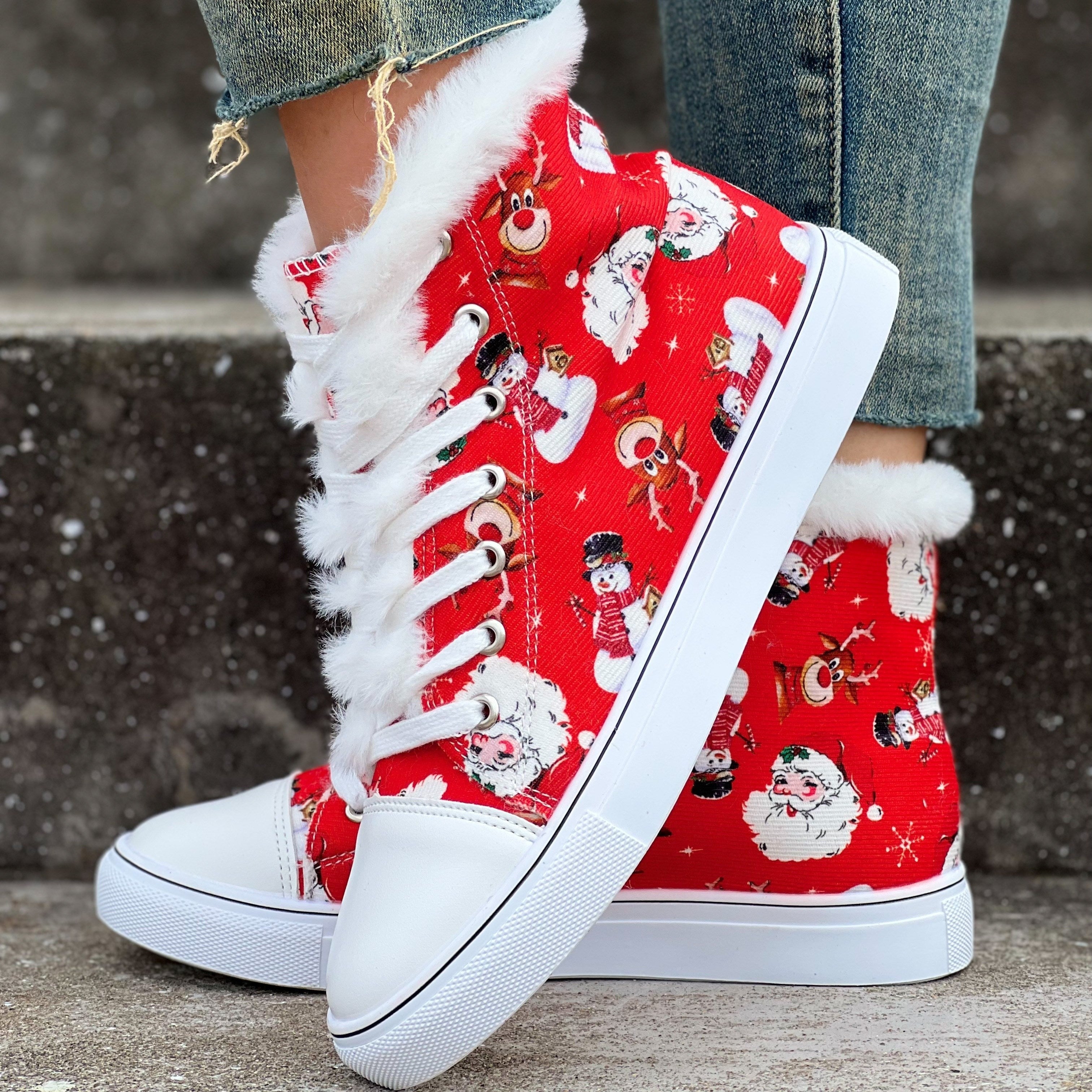 Sanne Christmas Sneakers - For a Cheerful Winter Look