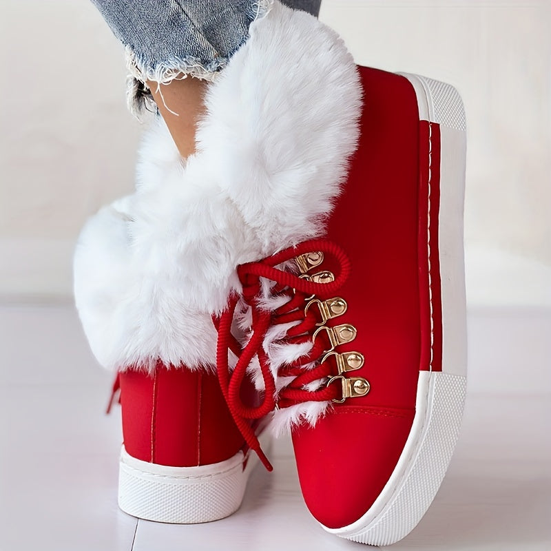 Isabelle Fluffy Boots - For Winter Warmth and Comfort