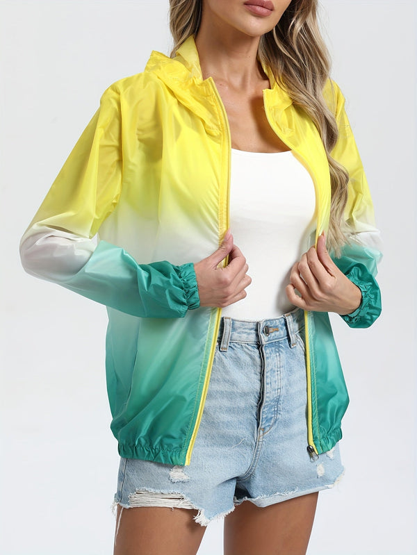 Lightweight Hooded Summer Jacket for Women – Breathable and Protective for Outdoor Activities