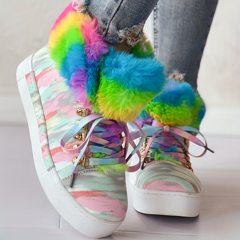 Isabelle Fluffy Boots - For Winter Warmth and Comfort