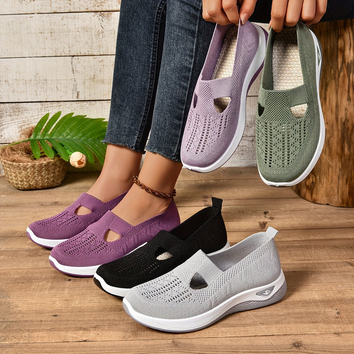 Sense - Casual Breathable Slip-on Sneakers