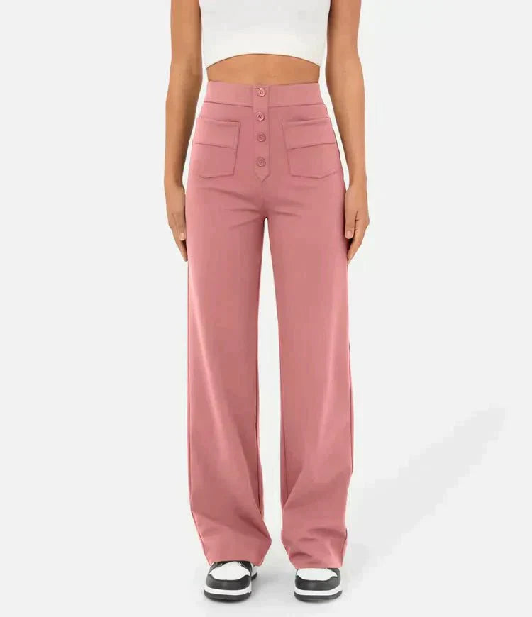 Lotte High-Waist Pants – Stylish, Comfortable, and Casual