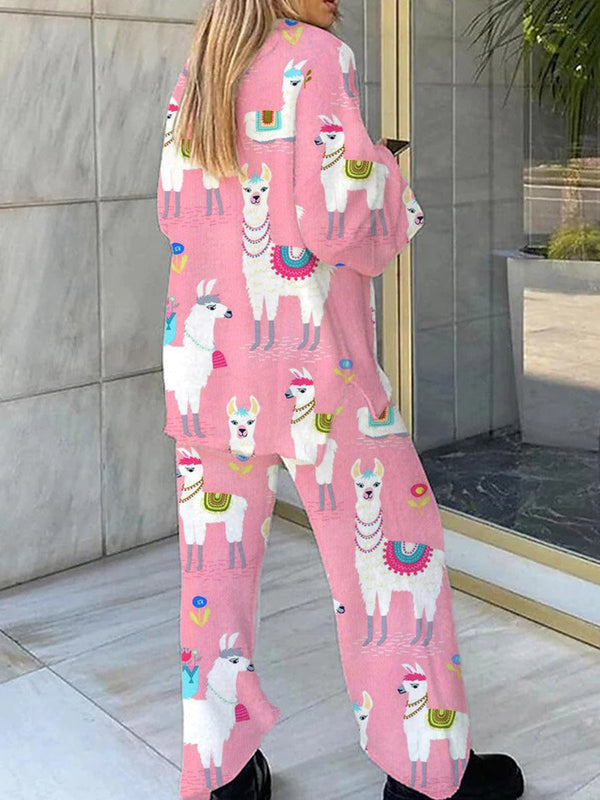 Mia Cozy Llama Pajamas – For a Cheerful and Comfortable Experience