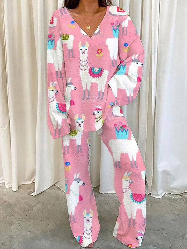 Mia Cozy Llama Pajamas – For a Cheerful and Comfortable Experience