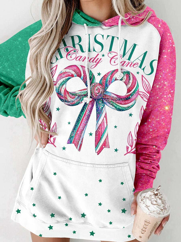 Christmas Candy Hoodie – Festive Style and Comfort