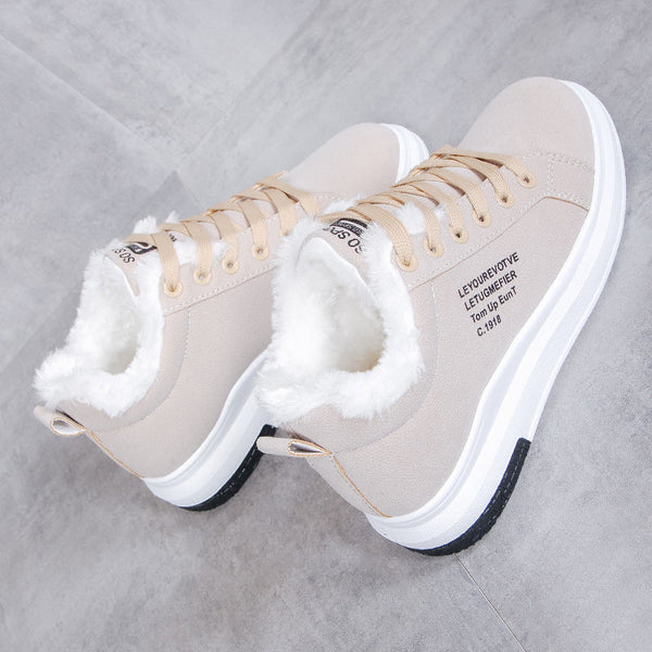 Wolf Warm Sneakers for Women - Trendy Sneakers for Cold Days
