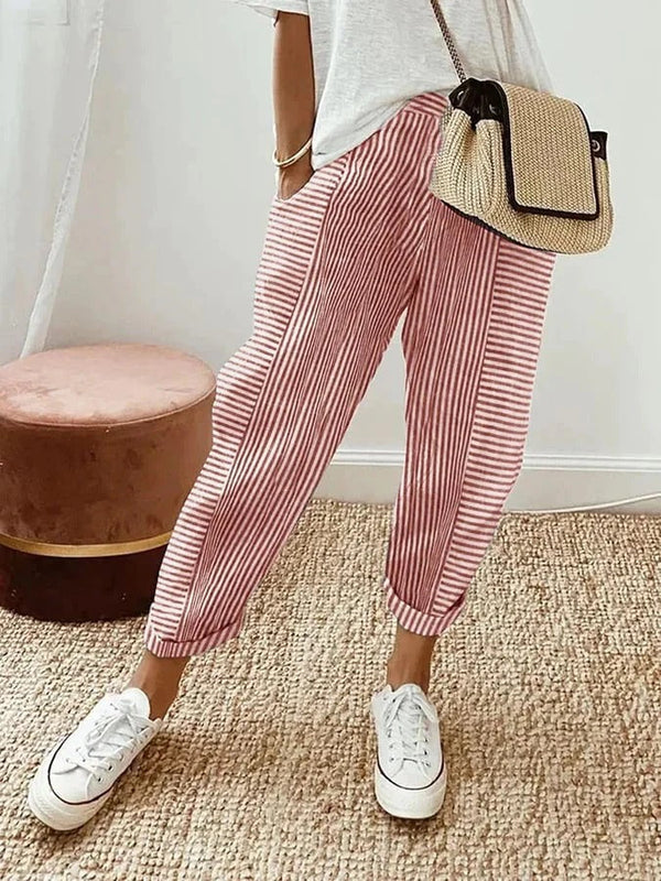 Mila Striped Pants – For a trendy and comfortable look