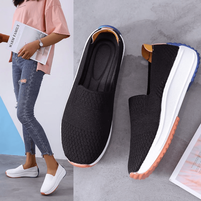 Ladies Slip-on Loafers - Comfortable and Breathable