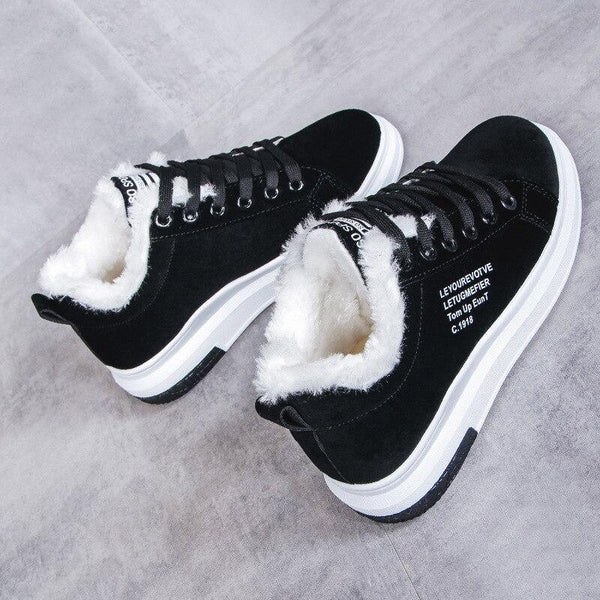 Wolf Warm Sneakers for Women - Trendy Sneakers for Cold Days
